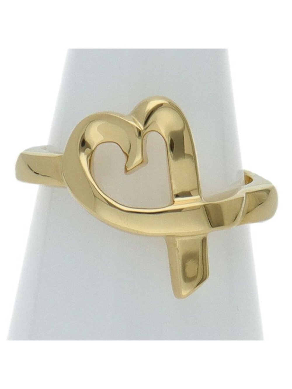 Tiffany & Co Loving Heart Ring 18k Yellow Gold